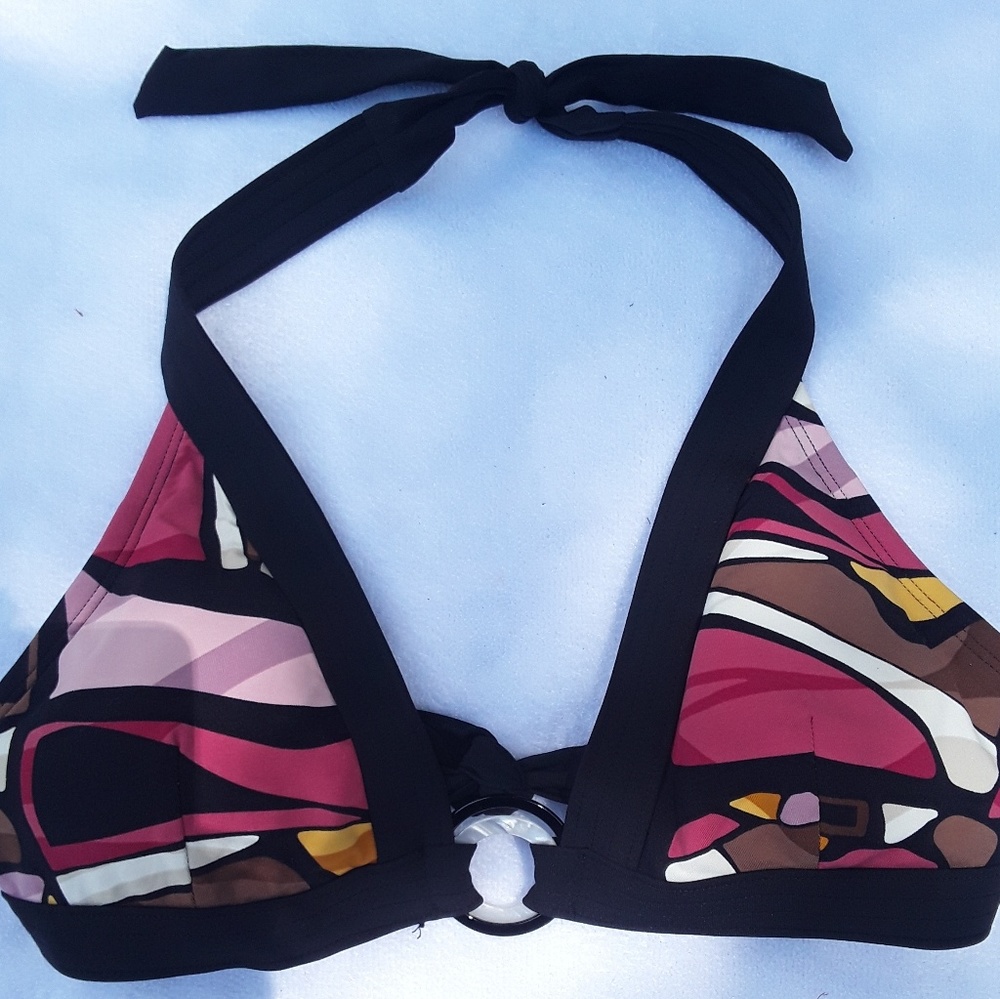 Perry Ellis Triangle Bikini Top